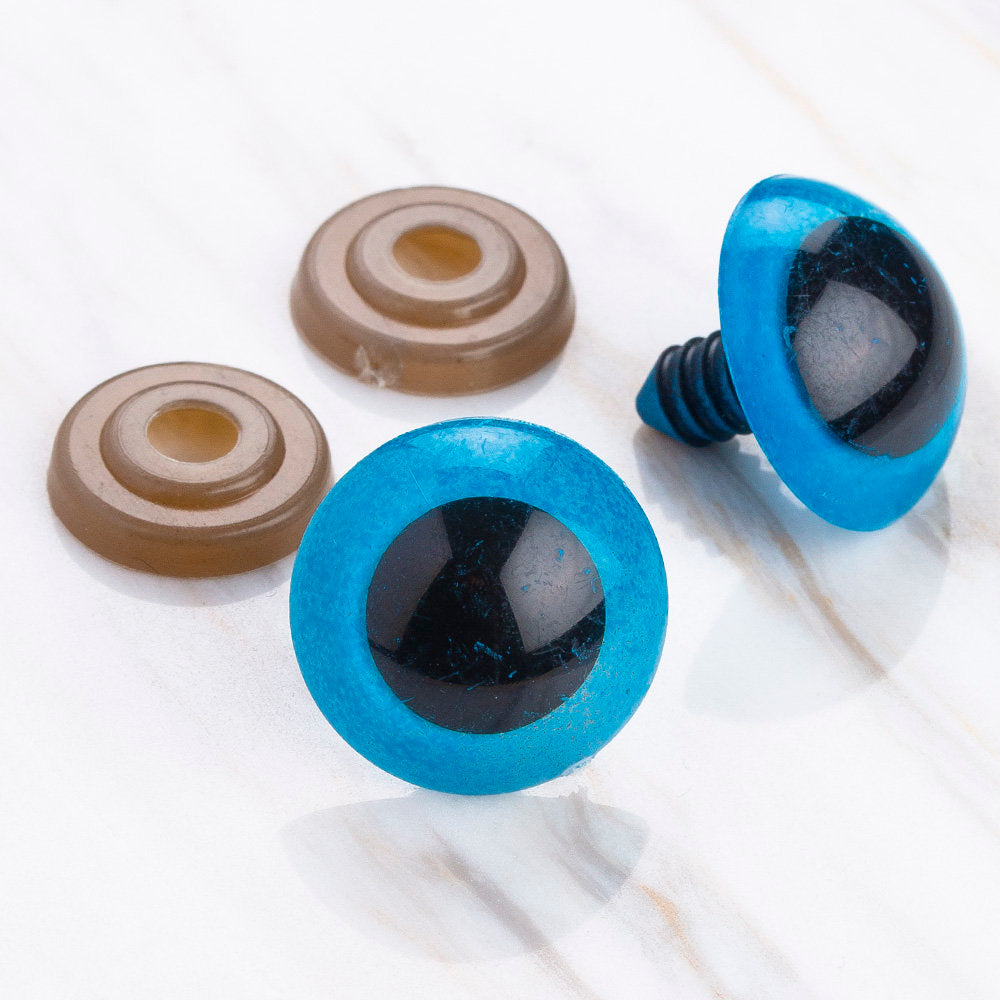 Loren 20 mm Mavi 5 Çift Amigurumi Göz